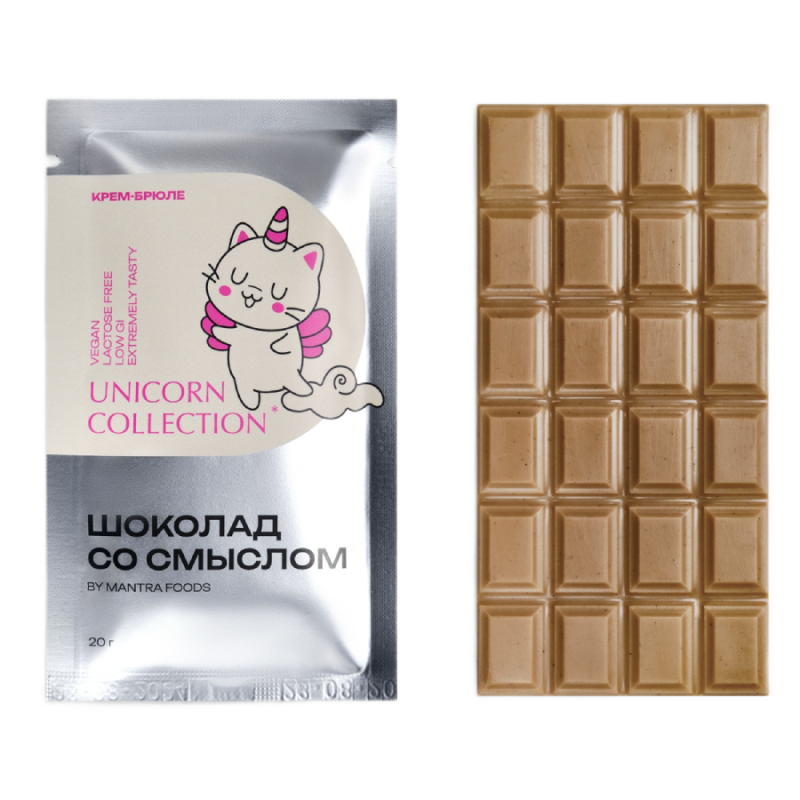 Шоколад со смыслом "Крем-брюле" Mantra Foods